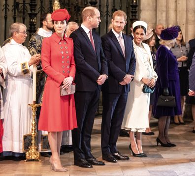 Kate Middleton, Prince William, Prince Harry and Meghan Markle