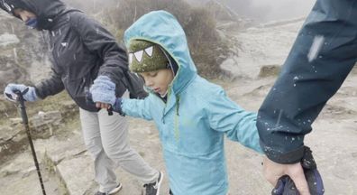 Ben Southall Mount Everest trekker takes five-year-old son Atlas along for the adventure.