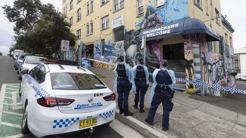 Bondi hostel locked down after COVID-19 case detected.