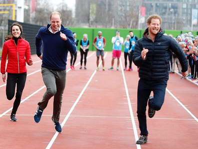 Prince William and Kate Middleton post photo of race with Prince Harry for birthday on 15 September.