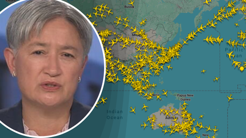 Penny Wong/radar de vôo