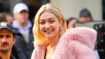 NEW YORK, NEW YORK - MARCH 26: Gigi Hadid is seen on location for Maybelline on March 26, 2024 in New York City. (Photo by Gotham/GC Images)