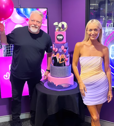 Kyle and Jackie 'O' on the 10 year birthday of their radio show