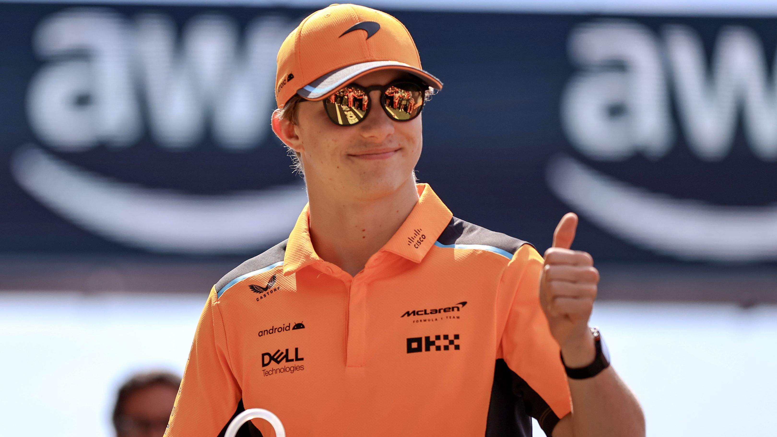 Oscar Piastri of Australia and McLaren F1 Team during the F1 Grand Prix of Italy at Autodromo di Monza on September 3, 2023 in Monza, Italy. (Photo by Qian Jun/MB Media/Getty Images)
