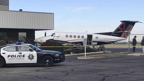 A 17-year-old girl was arrested after she allegedly broke into a plane at a California airport and crashed it into a fence.
