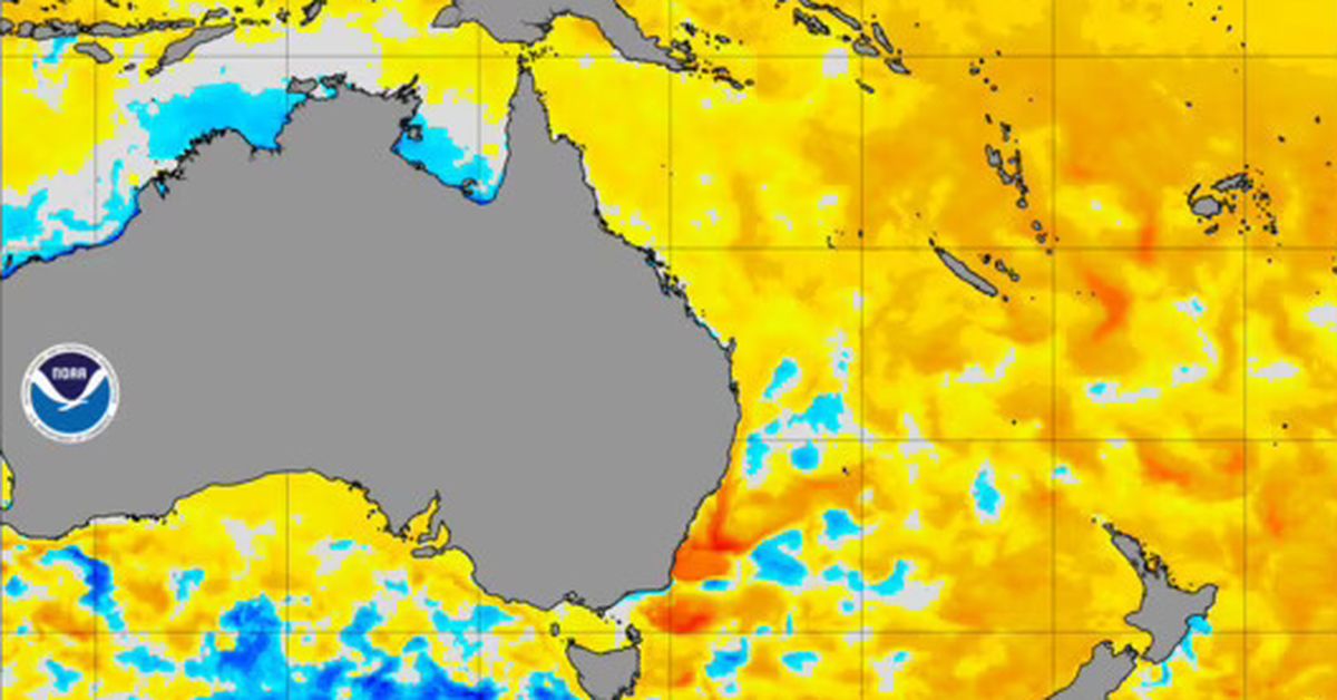 Unusual Tasman Sea weather giving Sydney late burst of warmth