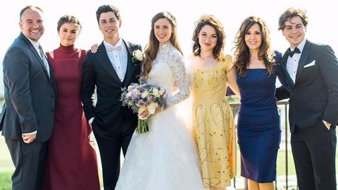 Wizards of Waverly Place cast reunion at David Henrie's wedding