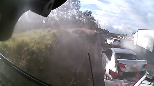 Horsley Park crash dashcam footage