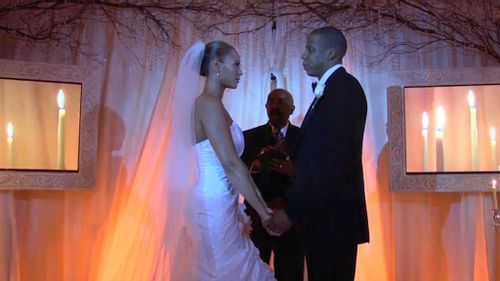 The couple didn't release any wedding photos at the time of their wedding in 2008. (YouTube)