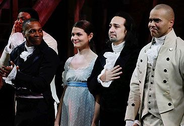 When did Hamilton make its debut off-Broadway?
