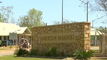 A soldier is in a serious condition after almost drowning during a training exercise at a Darwin army barracks.