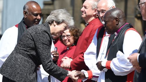 UK Prime Minister Theresa May. (AAP)