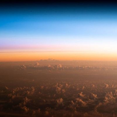Sunrise captured from space