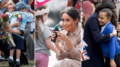 Meghan's most adorable moments with kids