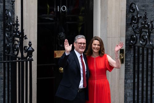 Prime Minister Sir Keir Starmer and wife Victoria