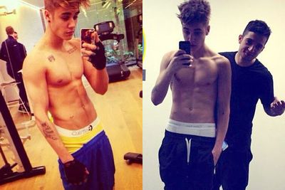 And stop yourself from telling him to pull up his pants or buy a belt. <br/><br/>Source: Justin Bieber/Instagram