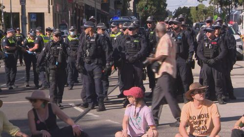 Extinction Rebellion protestors