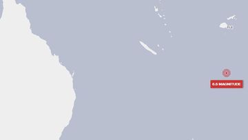 Earthquake strikes south of Fiji Islands.