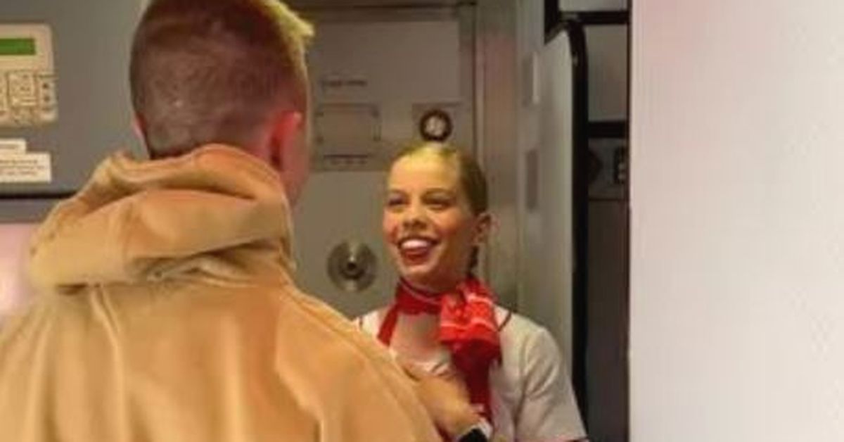 Sweet reason man was allowed to 'sneak' onto plane: 'Did a double take'