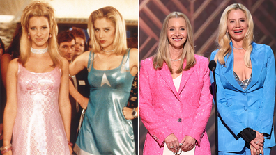 Lisa Kudrow and Mira Sorvino star in Romy and Michele&#x27;s High School Reunion.