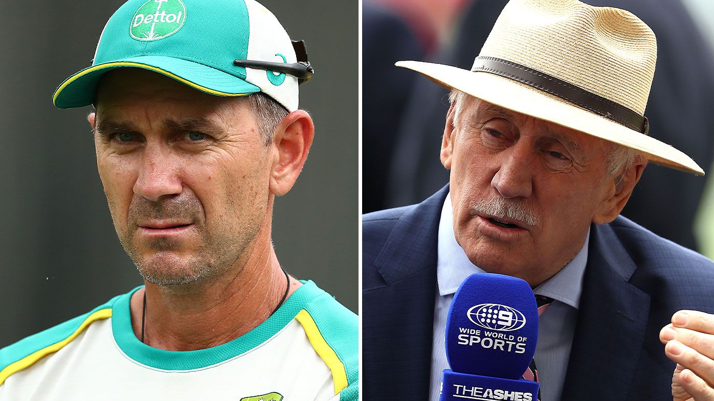 Justin Langer and Ian Chappell