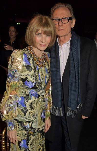 Anna Wintour and Bill Nighy attend an intimate dinner in celebration for designer Paul Smith in January 2020.