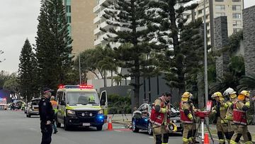 A fire has broken out in a Surfers Paradise high-rise.