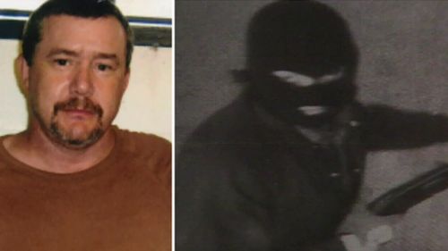 Brenden Abbott, the bank robber known as the Postcard Bandit, has been granted parole. (File images)