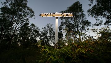 The Victoria-South Australia border