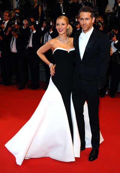 Blake Lively and Ryan Reynolds at the 67th Annual Cannes Film Festival on May 16, 2014 in Cannes, France