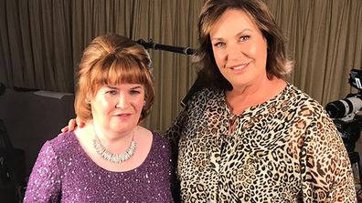 Susan Boyle and Tracy Grimshaw.