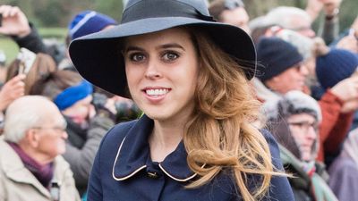 Princess Beatrice pictured on Christmas Day, December 2018