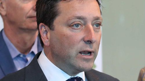 Matthew Guy said Renee Heath won't sit in the party room when elected.