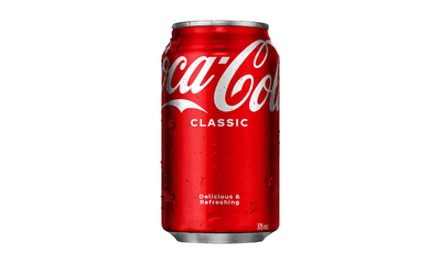Coca-Cola: 10.6 grams sugar per 100 millilitres