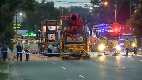 One of the truck drivers is continuing to assist police with their inquiries. (Supplied)