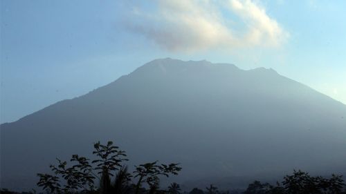 Mount Agung has been rumbling since August. (AAP)