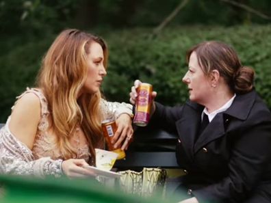 Blake Lively and Zuzanna Szadkowski in the new ad for Betty Booze