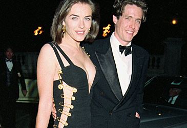 Which brand did Elizabeth Hurley wear to Four Weddings and a Funeral's premiere?