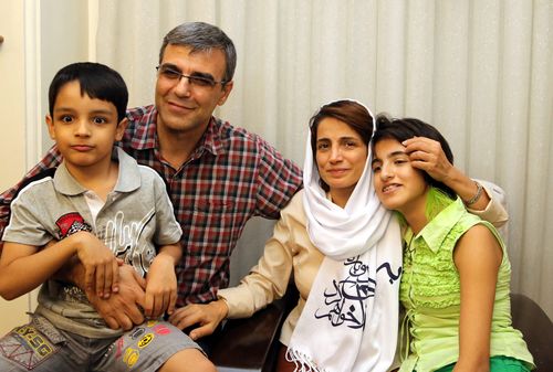 Nasrin Sotoudeh and her husband Reza Khandan have two children. She was previously jailed in 2010 for her work in Iran.