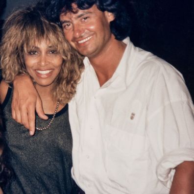 Tina turner and erwin bach.