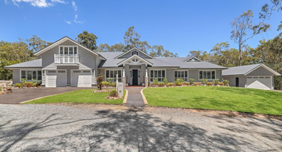 Modern provincial-style property in Australia on the market.