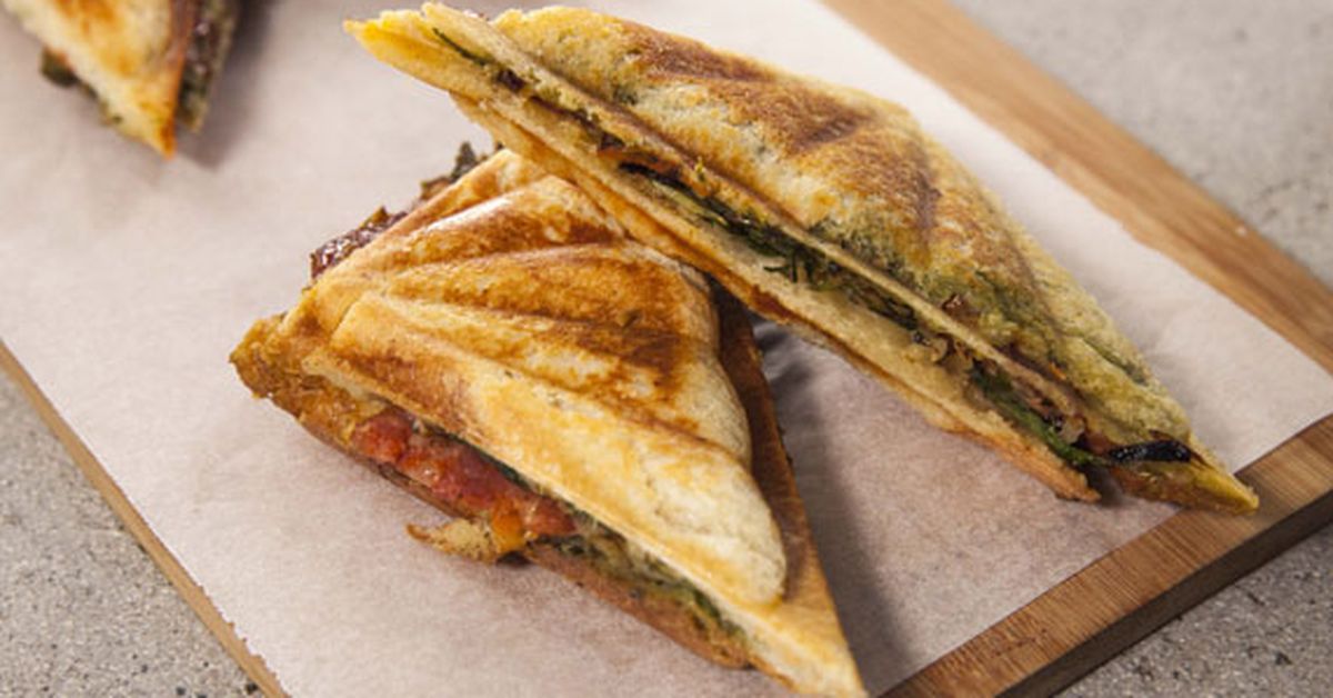 Indian jaffles two ways - 9Kitchen