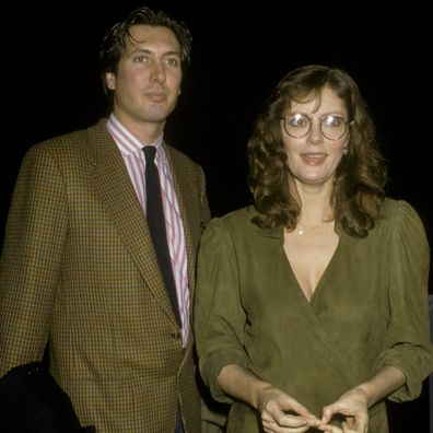 Actress Susan Sarandon and Franco Amurri attend Pro-Peace Fundraiser on January 18, 1986 at the Palladium in New York City. 