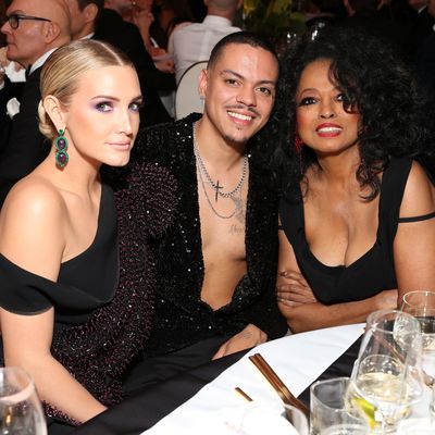 Ashlee Simpson and Diana Ross