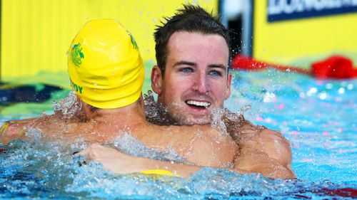 Magnussen won gold in the 100m freestyle for an Australian trifecta, with Tommaso D'Orsogna and Cameron McEvoy coming in second and third.