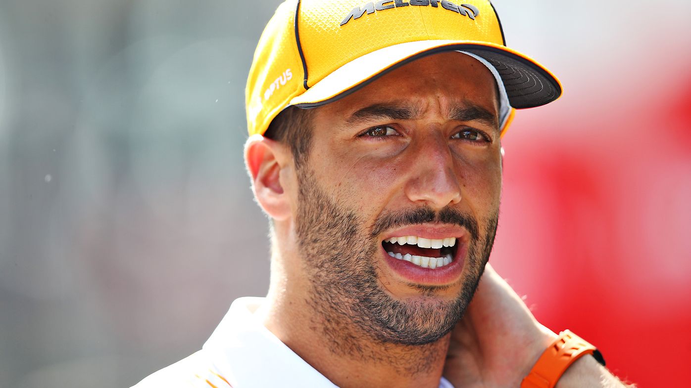 Daniel Ricciardo forced to backtrack after hot-mic gaffe during 2022 car launch