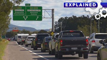 Public holiday traffic in NSW.