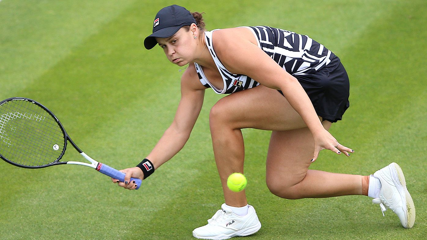 Ashleigh Barty during day seven of the Nature Valley Classic at Edgbaston Priory Club, Birmingham