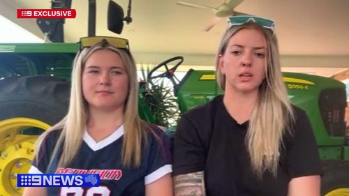 Two of the last people to come face-to-face with ï»¿alleged triple murderer Julian Ingram, who remains on the run, have opened up about their encounter. Amy and Chelsea were on a remote property at Mount Hope in western New South Wales late last Saturday night when they saw the figure of a man.