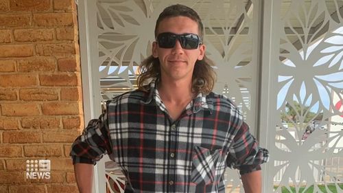 Police said Matthew Mauger was seated at the rear of a grey Mazda﻿ B2600 utility while it travelled along the South Western Highway at Byford after 5pm.